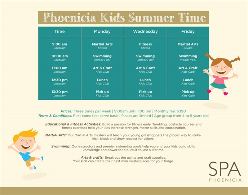 Phoenicia Kids Summer Time